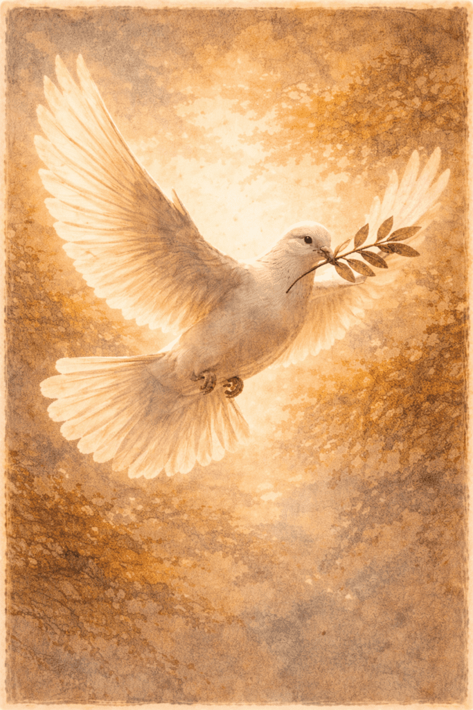 Paz paloma Shalom
