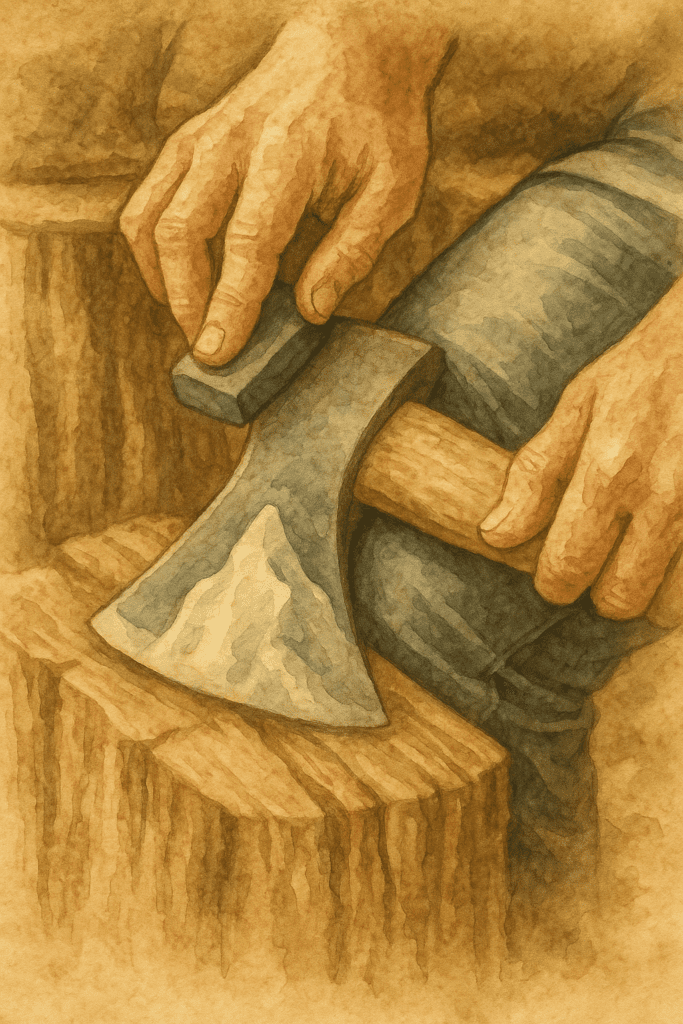 Afila el hacha. Invierte en ti